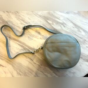 Halston heritage grey round bag